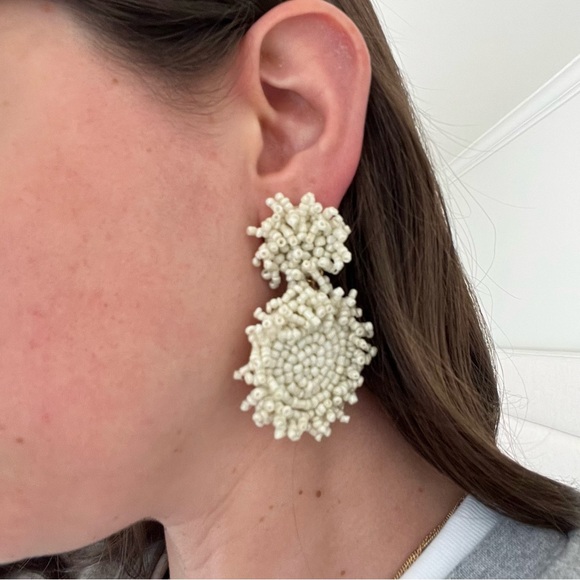 Boho handmade beaded earrings - Picture 2 of 5